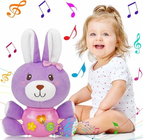 Baby Easter Gifts for Girls Boys Easter Bunny Stuffed Animal Plush