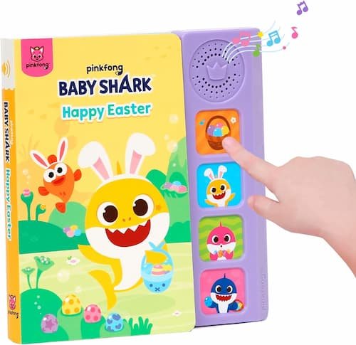 Baby Shark Happy Easter 4 Button Sound Book