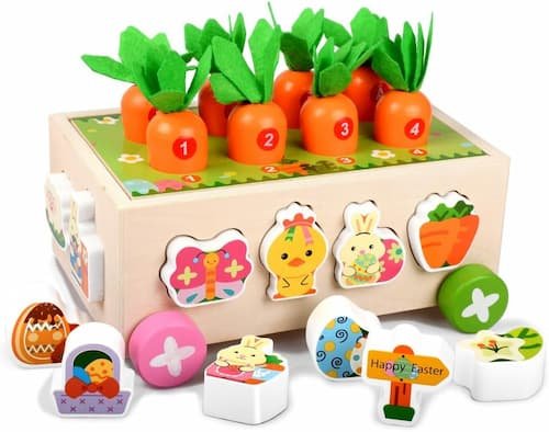 Waybla Easter Toddlers Montessori Wooden Educational Toys