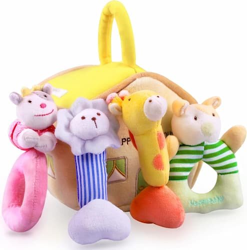 iPlay, iLearn Plush Baby Rattle Toys