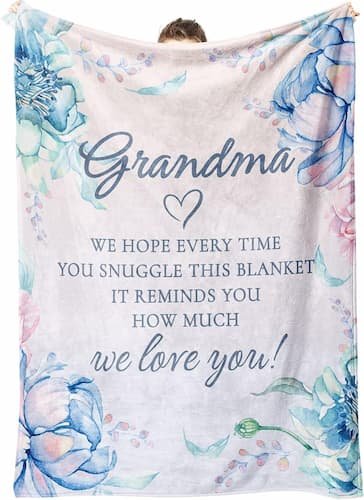 Afterprints Grandma Gifts Blanket