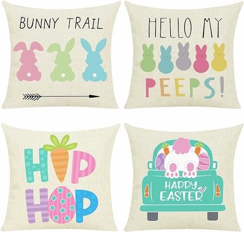 Micayg Easter Pillow Covers